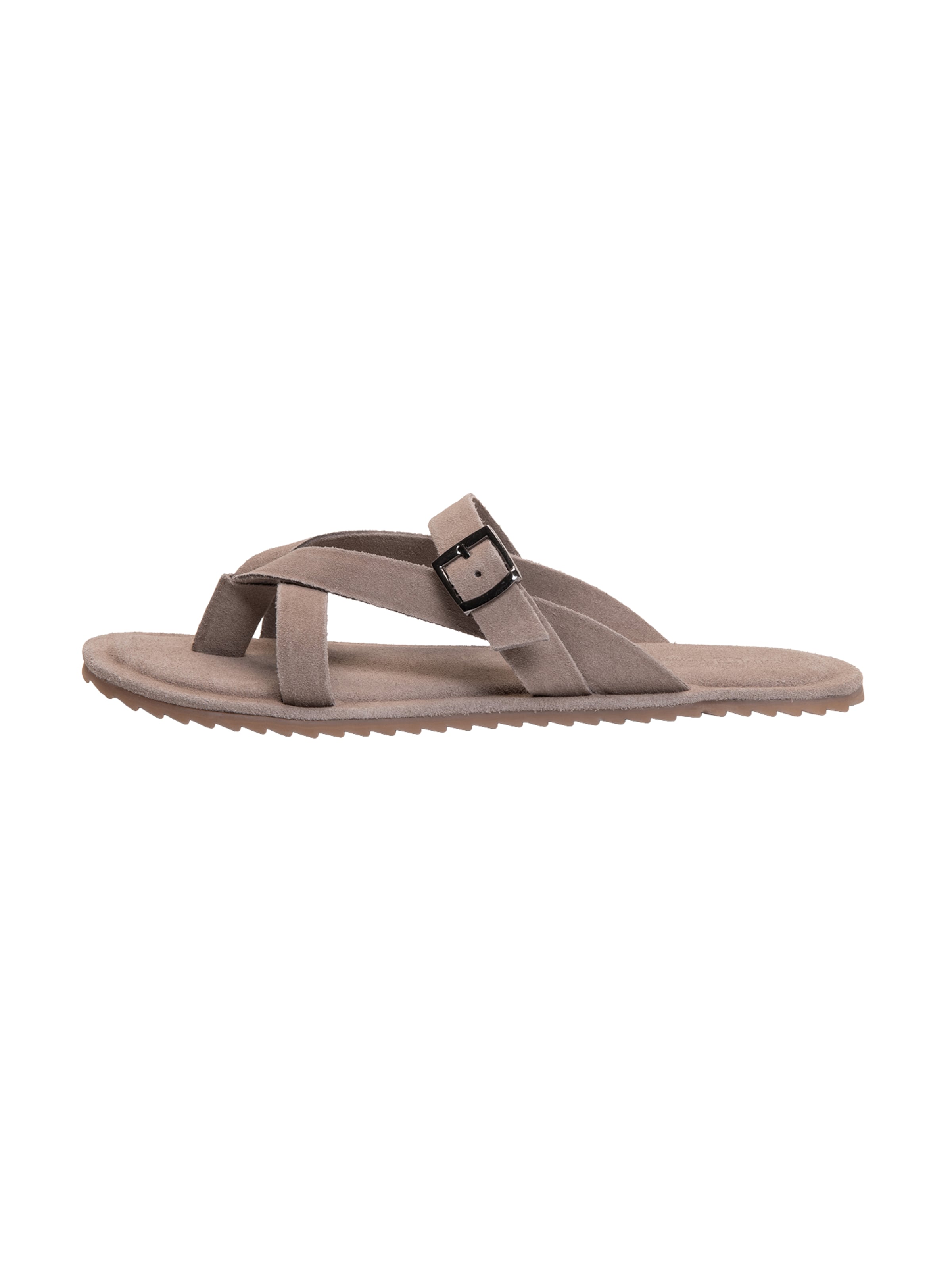 Ombre Teenslippers 'Klapki' in Grijs: voorkant