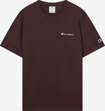 T-Shirt Champion Authentic Athletic Apparel en marron : devant