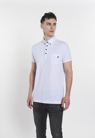 DENIM CULTURE - Camiseta 'Hampus' en blanco