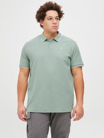Maglietta 'JJEAustin' di Jack & Jones Plus in verde: frontale
