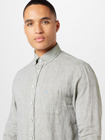 FYNCH-HATTON Regular fit Button Up Shirt in Green