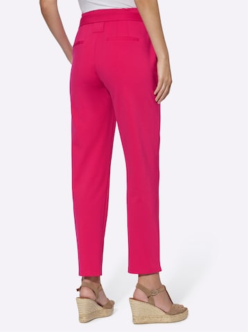 heine Дънки Tapered Leg Панталон в розово