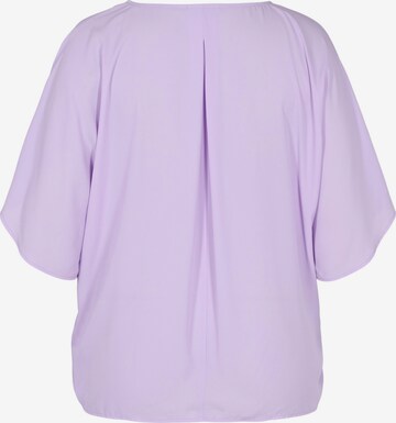 Zizzi Bluse 'Viola' in Lila