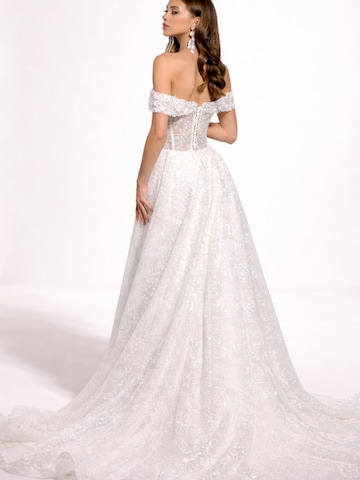 Robe de soirée 'Wedding dress Oliva' Devotion Dresses en beige