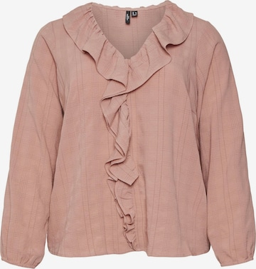 Chemisier 'VIDA' Vero Moda Curve en rose : devant