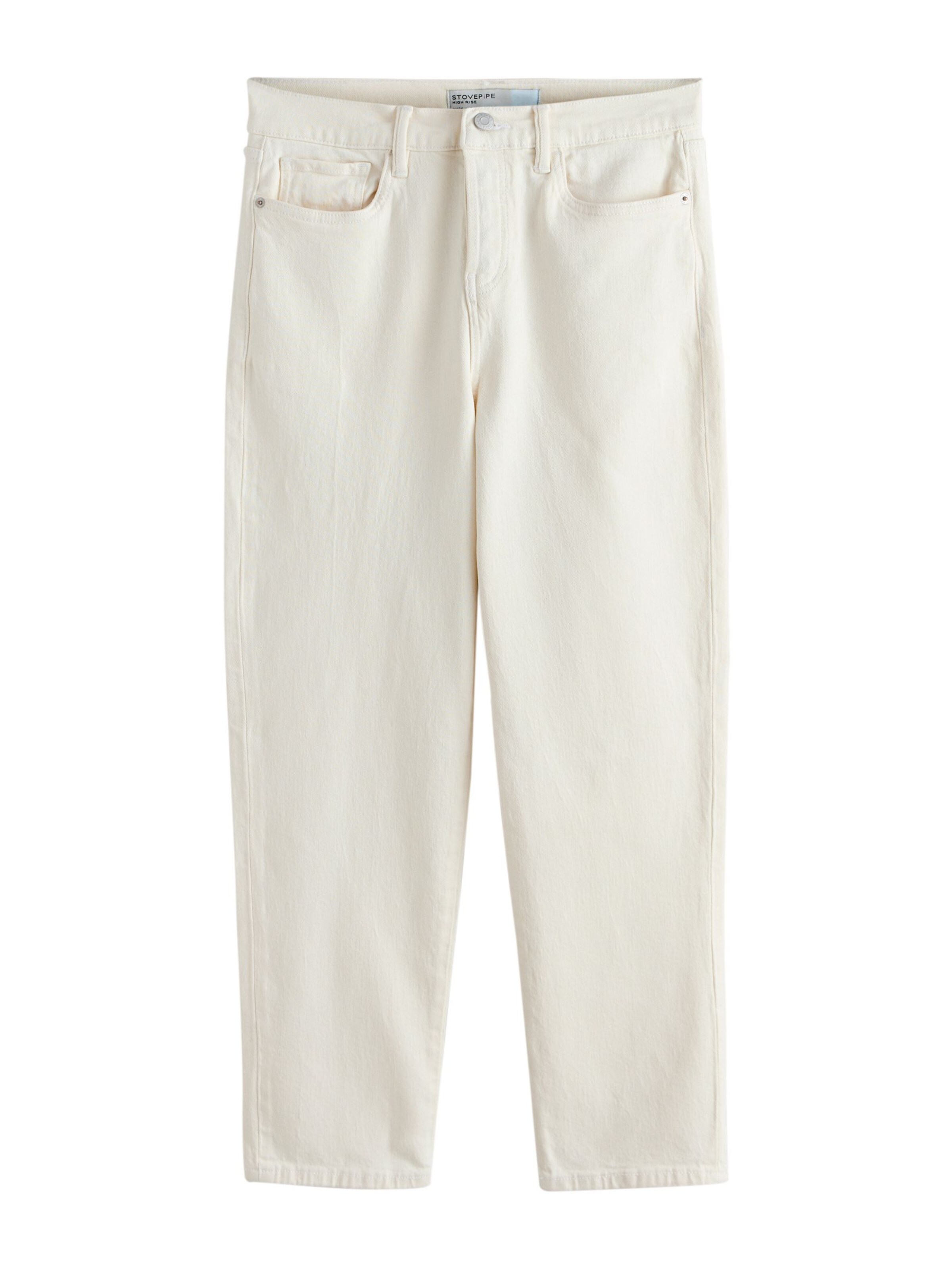 Next Normální Džíny – bílá: přední strana