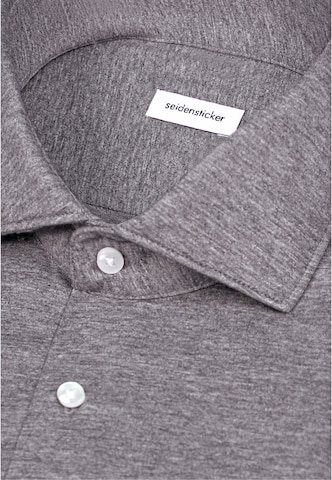 Coupe regular Chemise business SEIDENSTICKER en gris