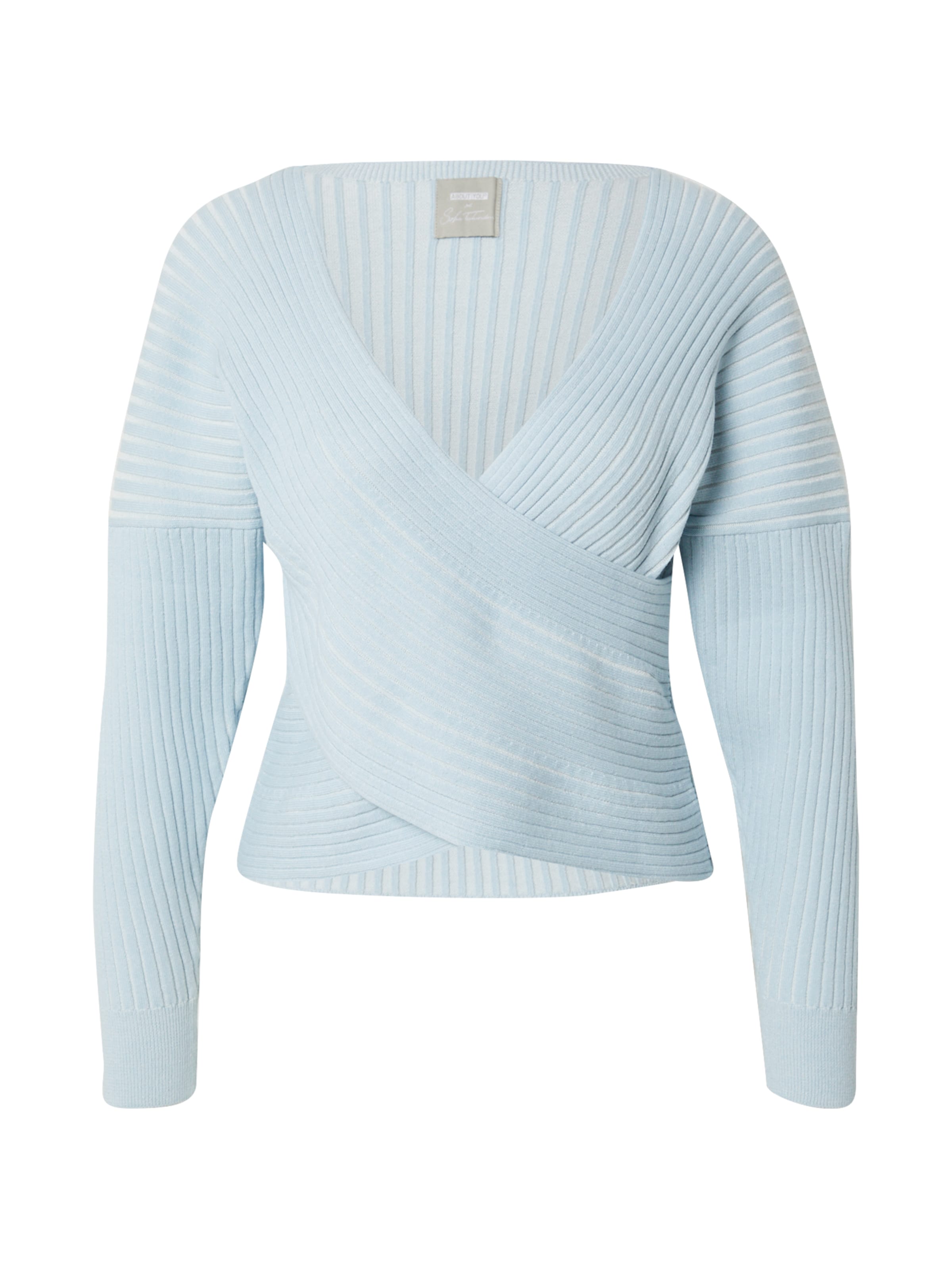 ABOUT YOU x Sofia Tsakiridou Pullover 'Luca' in Blau: Vorderseite