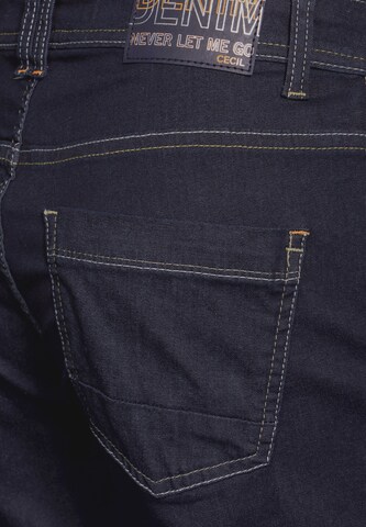 CECIL Loosefit Jeans in Blau