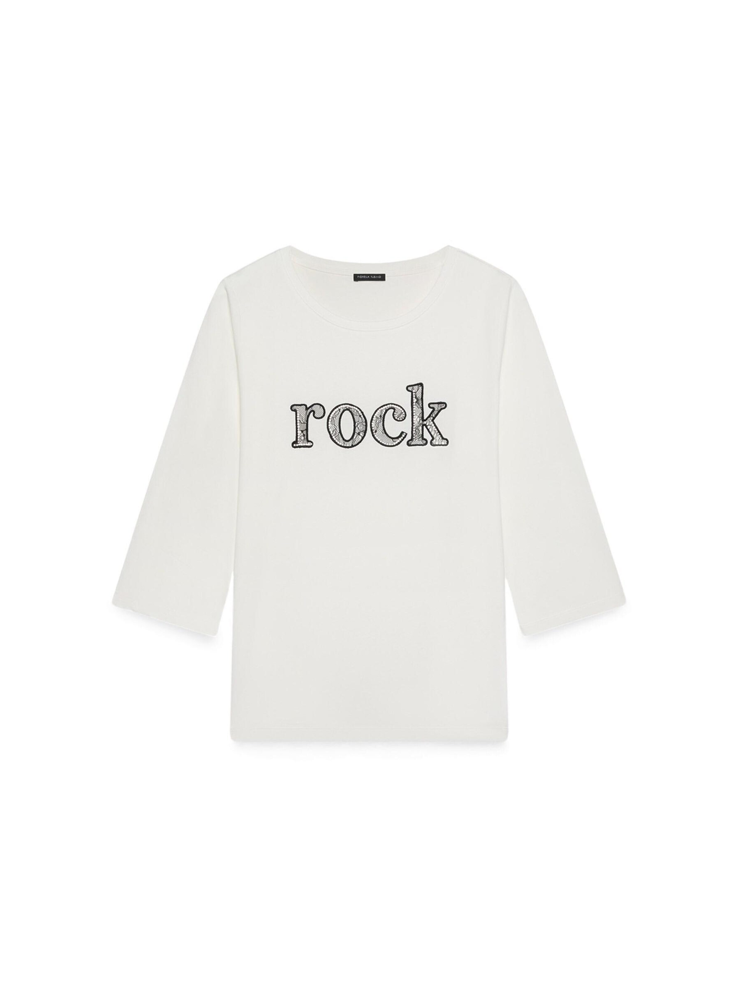 Fiorella Rubino - Camiseta en blanco: frente