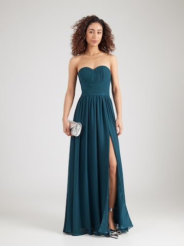 mascara Večerna obleka | zelena barva: sprednja stran