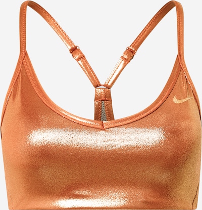 NIKE Soutien-gorge de sport 'Indy' en or, Vue avec produit