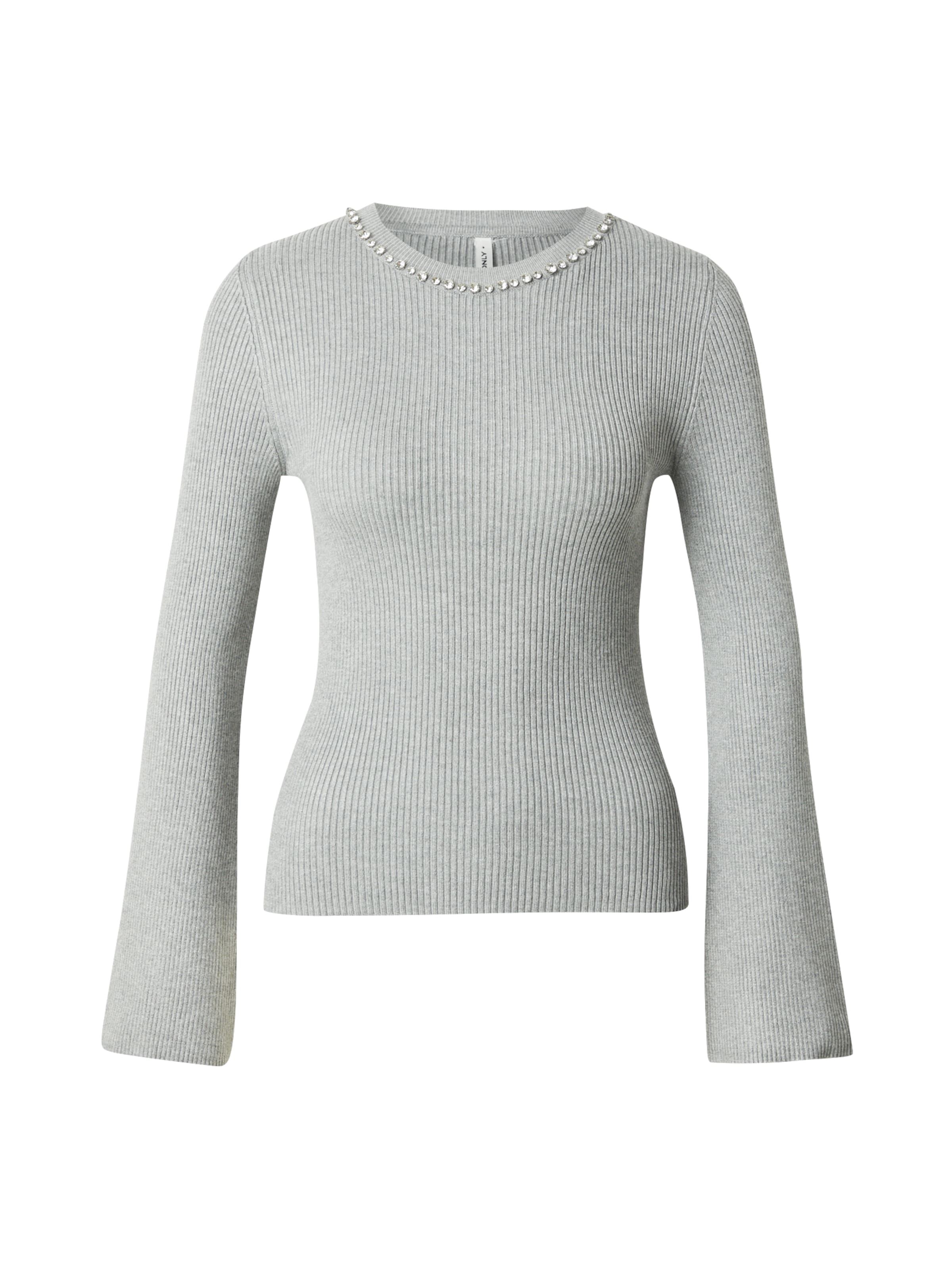 ONLY Tröja 'ONLNATASCHA' i grå: framsida