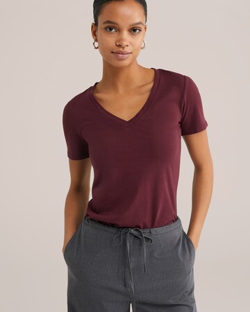 WE Fashion Shirt in Rot: Vorderseite