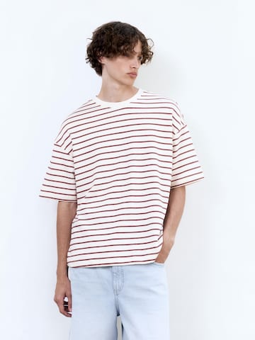 Pull&Bear Majica | bela barva: sprednja stran