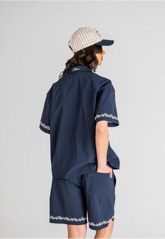 Fit confort Chemise 'Western' Prohibited en bleu