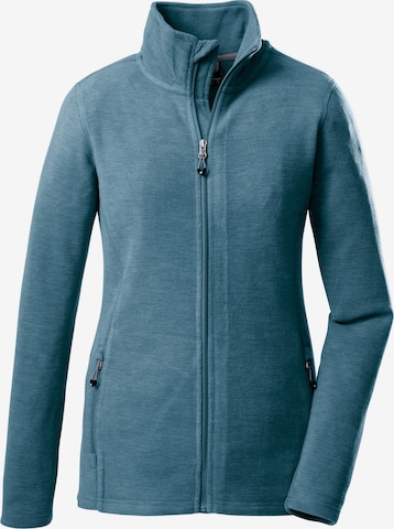 KILLTEC Athletic Fleece Jacket in Blue: front