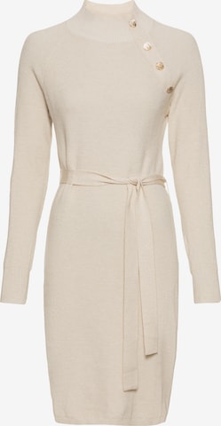 LAURA SCOTT Strickkleid in Beige: Vorderseite