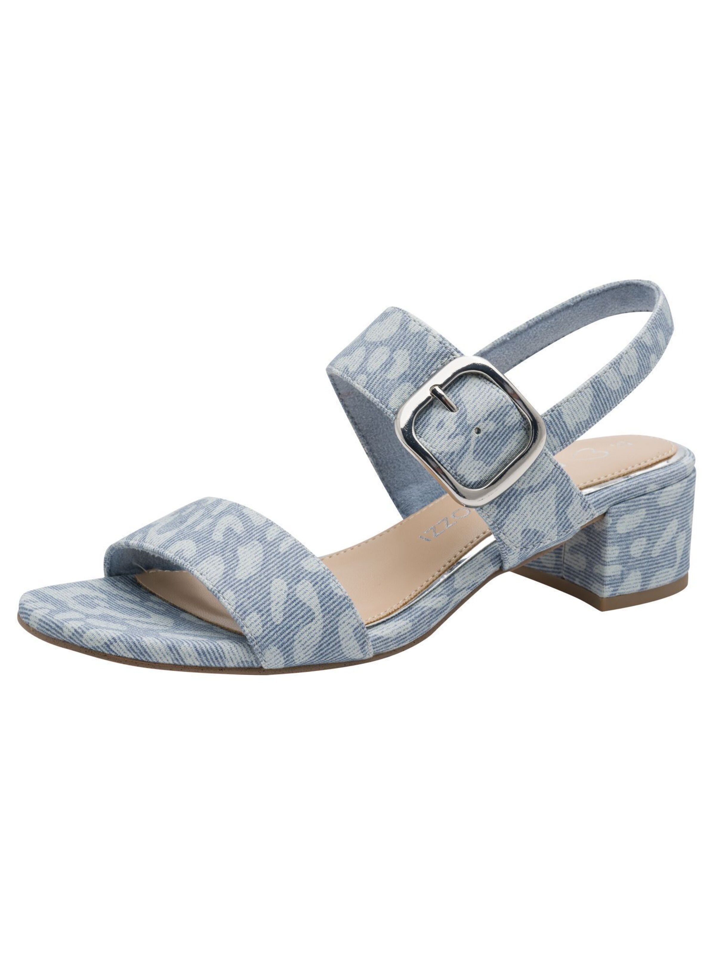 Sandales MARCO TOZZI en bleu : devant