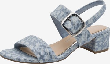 Sandales MARCO TOZZI en bleu : devant