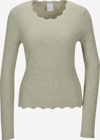 Pull-over MADELEINE en gris : devant
