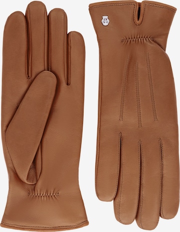 Roeckl - Guantes con dedos 'Antwerpen' en marrón