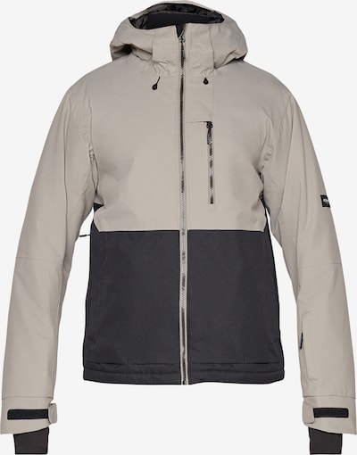 ICEPEAK Urheilutakki 'CHESTER' värissä vaaleanharmaa / musta, Tuotenäkymä