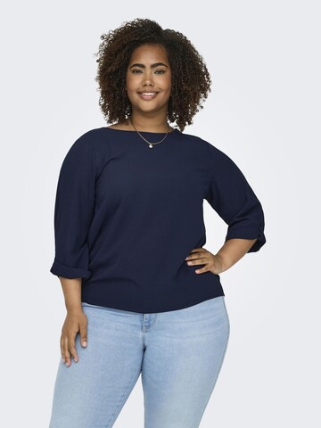 ONLY Carmakoma Top in Blau: Vorderseite