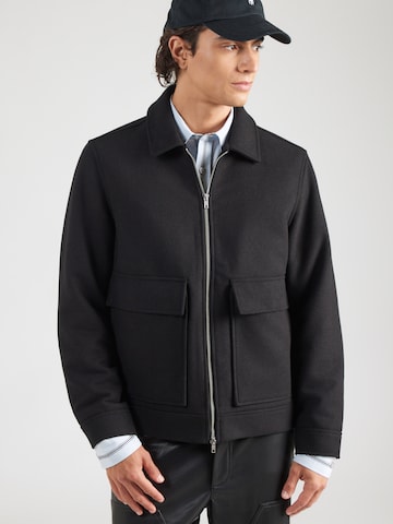 Lindbergh Between-Season Jacket in Black: front