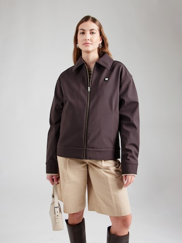 WOOD WOOD Between-season jacket 'Aro' in Brown: front