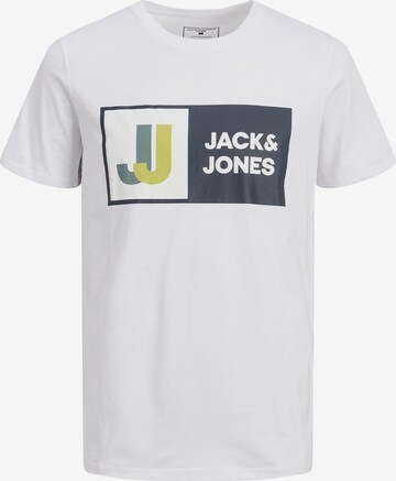 JACK & JONES Tričko 'LOGAN' – bílá: přední strana