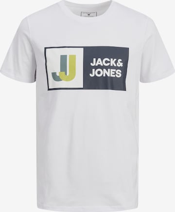 Jack & Jones Junior Shirt in Wit: voorkant