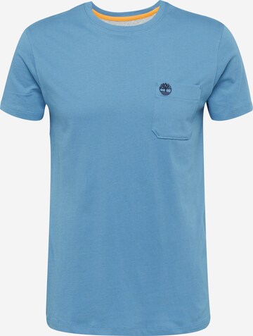 T-Shirt 'Dun-Riv' TIMBERLAND en bleu : devant