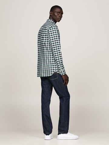 TOMMY HILFIGER Regular Fit Hemd in Grün