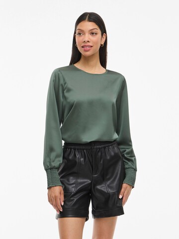 VILA Blouse 'VIELLETTE' in Groen: voorkant