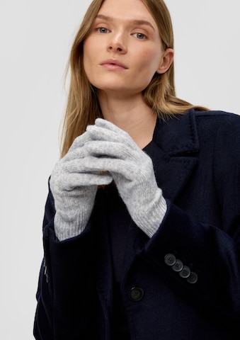 s.Oliver Fingerless Gloves in Grey: front