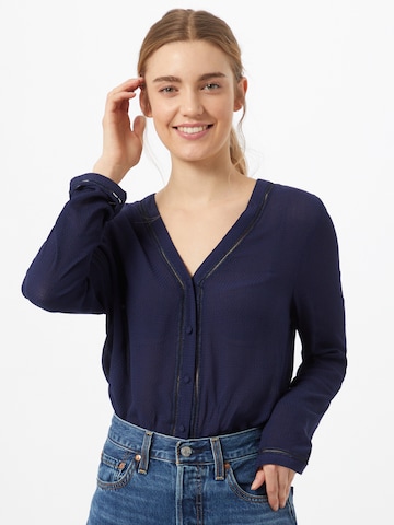 ABOUT YOU Blouse 'Hanna' in Blauw: voorkant