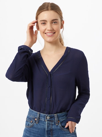 Camicia da donna 'Hanna' di ABOUT YOU in blu: frontale