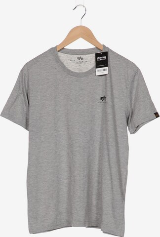 ALPHA INDUSTRIES Shirt in L in Grey: front