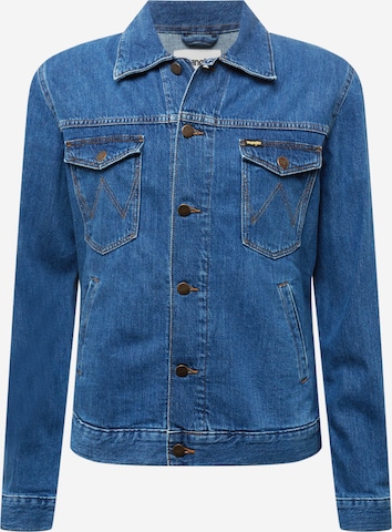 WRANGLER Tussenjas in Blauw: voorkant