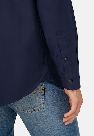 Coupe regular Chemise Boggi Milano en bleu