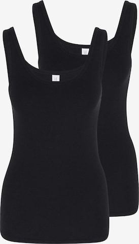 SPEIDEL Undershirt 'bio.cotton Plus' in Black: front