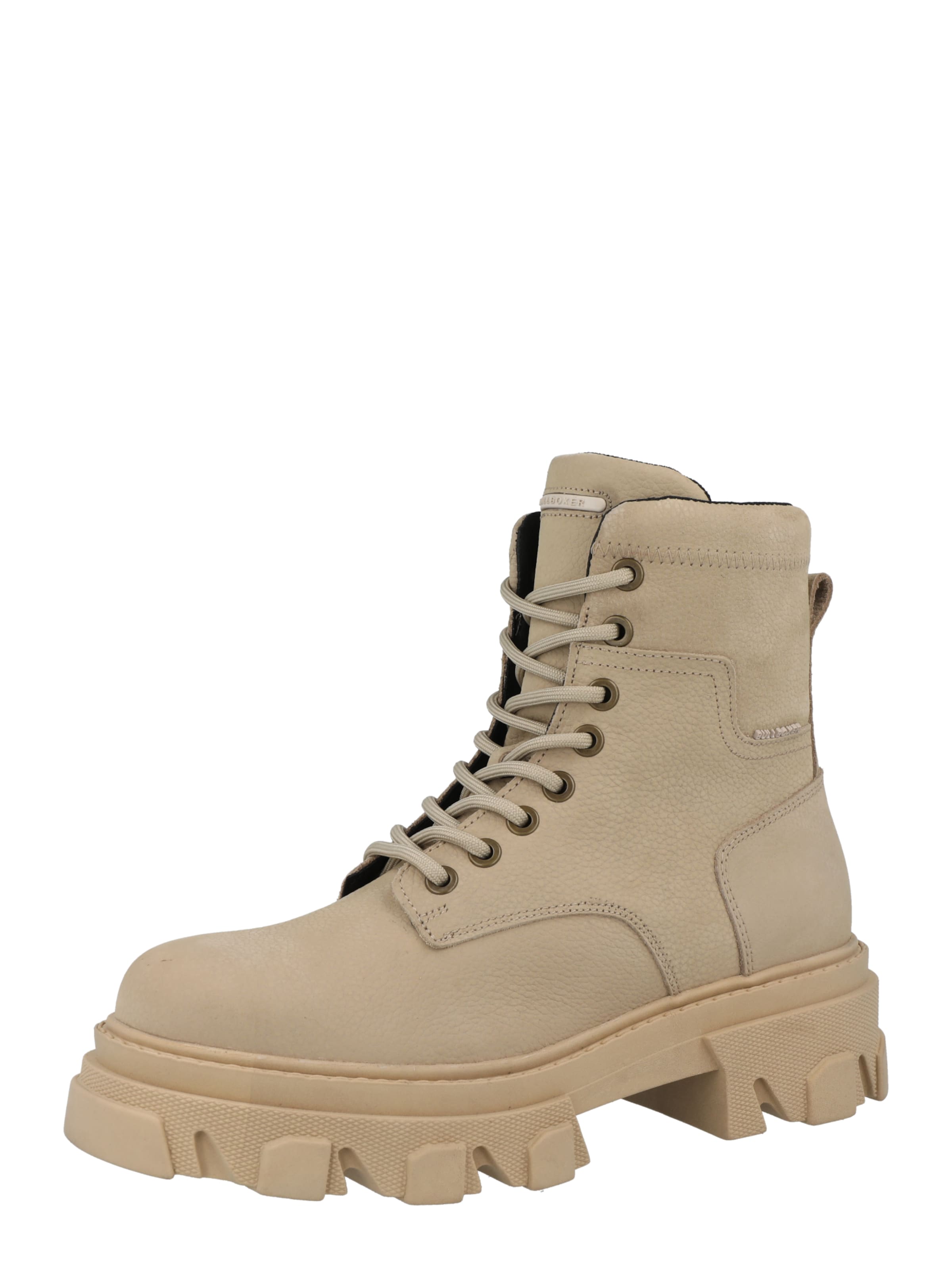 Bottines à lacets BULLBOXER en beige : devant