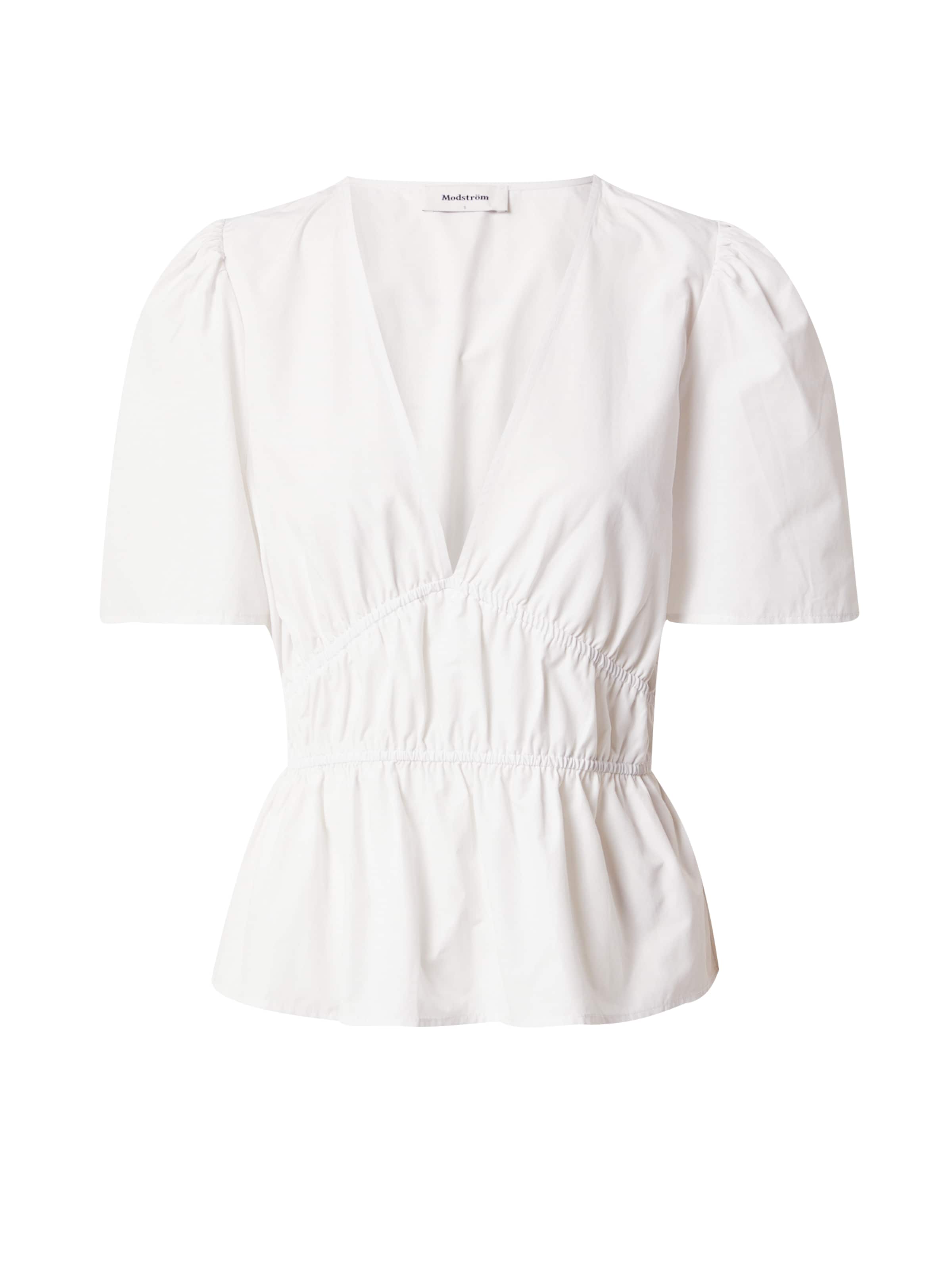 modström Bluse 'Deen' i hvid: forside
