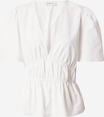 modström - Blusa 'Deen' em branco: frente