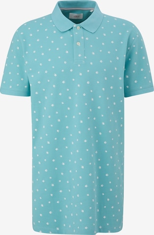 s.Oliver Men Tall Sizes Shirt in Blue: front