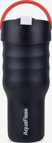 AquaFlask Láhev na vodu 'AquaFlask Termoláhev TUMBLER 887 ml' – černá: přední strana