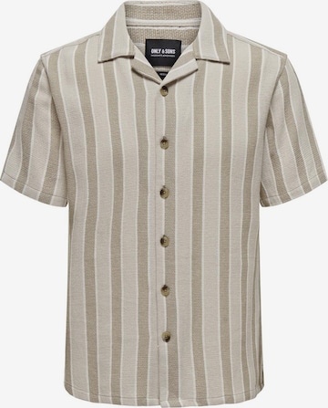 Only & Sons Regular fit Overhemd 'TREV' in Grijs: voorkant
