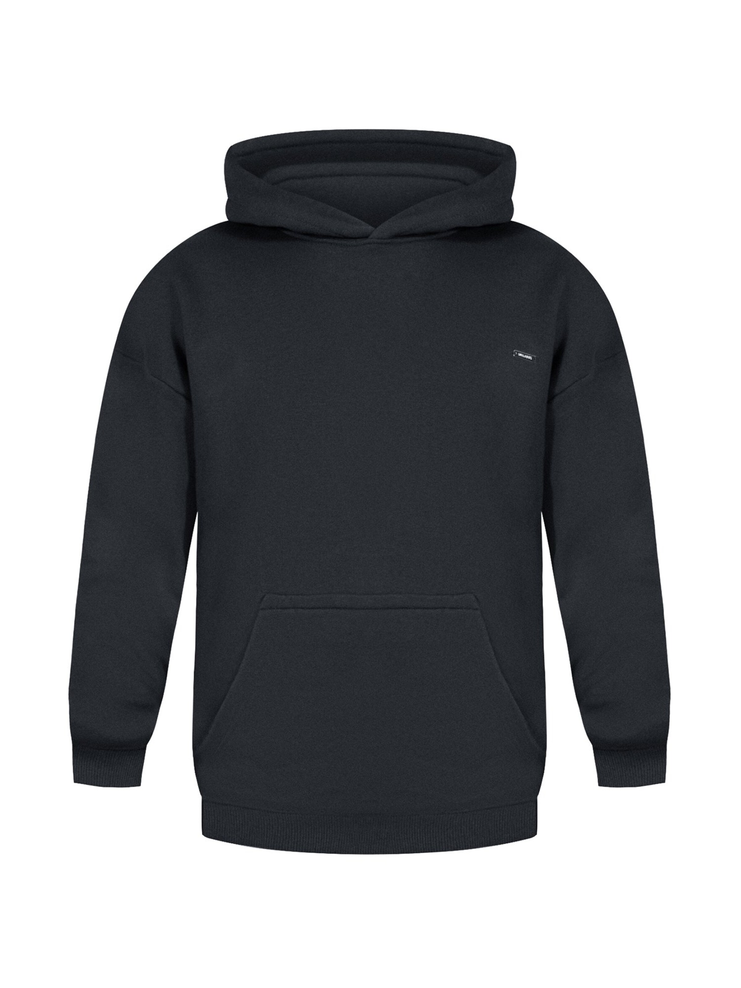 Smilodox Sweatvest ' Dawson ' in Zwart: voorkant