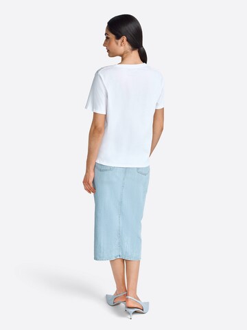 Rich & Royal Koszulka oversize w kolorze biały